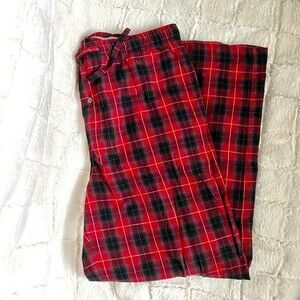 Merona Red Black Buffalo Print Plaid Mens Pajama Pants Large